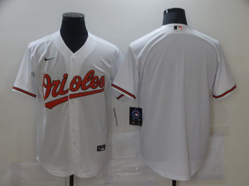 Men Baltimore Orioles Blank White Game Nike MLB Jerseys->new york yankees->MLB Jersey